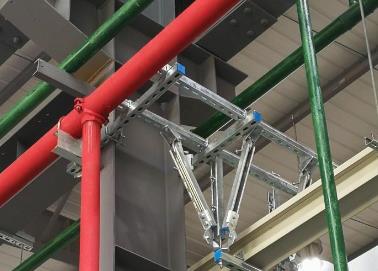 兴宁该抗震支架的整体式支吊架结构协调性好